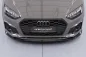 Preview: CSR Frontspoiler | Cup-Spoilerlippe mit ABE für Audi A5 F5 Sportback CSL929-L schwarz matt (Lackierung erforderlich)