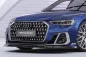 Preview: CSR Frontspoiler | Cup-Spoilerlippe mit ABE für Audi A8 D5 (Typ 4N/F8) CSL867-L schwarz matt (Lackierung erforderlich)