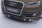 Preview: CSR Frontspoiler | Cup-Spoilerlippe mit ABE für Audi Q3 (8U) CSL810-L schwarz matt (Lackierung erforderlich)