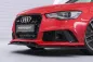 Preview: CSR Frontspoiler | Cup-Spoilerlippe mit ABE für Audi RS6 C7 CSL855-C Carbon Look Hochglanz (keine Lackierung erforderlich)