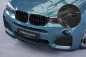 Preview: CSR Frontspoiler | Cup-Spoilerlippe mit ABE für BMW X4 (F26) M-Paket CSL558-G Glossy schwarz Hochglanz (keine Lackierung erforderlich)