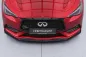 Preview: CSR Frontspoiler | Cup-Spoilerlippe mit ABE für Infiniti Q60 CSL754-G Glossy schwarz glänzend (keine Lackierung erforderlich)