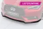 Preview: CSR Frontspoiler | Cup-Spoilerlippe mit ABE für Infiniti Q60 CSL754-G Glossy schwarz glänzend (keine Lackierung erforderlich)