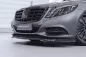 Preview: CSR Frontspoiler | Cup-Spoilerlippe mit ABE für Mercedes-Benz S-Klasse W222/V222 CSL318-G Glossy schwarz Hochglanz (keine Lackierung erforderlich)