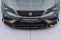 Preview: CSR Frontspoiler | Cup-Spoilerlippe mit ABE für Seat Leon 3 (Typ 5F) Cupra R  CSL885-S Strukturiert schwarz matt (keine Lackierung erforderlich)