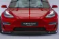 Preview: CSR Frontspoiler | Cup-Spoilerlippe mit ABE für Tesla Model 3 CSL701-G Glossy schwarz glänzend (keine Lackierung erforderlich)