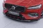 Preview: CSR Frontspoiler | Cup-Spoilerlippe mit ABE für Volvo S60 (3. Gen) / V60 (2. Gen) CSL830-G Glossy schwarz Hochglanz (keine Lackierung erforderlich)