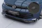 Preview: CSR Frontspoiler | Cup-Spoilerlippe mit ABE für VW Golf 8 CSL940-S Strukturiert schwarz matt (keine Lackierung erforderlich)