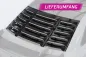Preview: CSR Heckscheibenblende mit ABE für Audi A3 / S3 / RS3 (8V) Limousine HSB139-S schwarz matt strukturiert (keine Lackierung erforderlich)