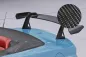 Preview: CSR Schwanenhals Heckflügel mit ABE für Ford Mustang MK6 Cabrio SHF047-D02-C mit Carbon-Flügelbrett
