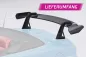 Preview: CSR Schwanenhals Heckflügel mit ABE für Ford Mustang MK6 Cabrio SHF047-D02-C mit Carbon-Flügelbrett