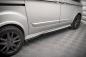 Preview: Maxton Design Seitenschweller Ansatz für Ford Transit Custom ST-Line Mk1 Facelift schwarz Hochglanz