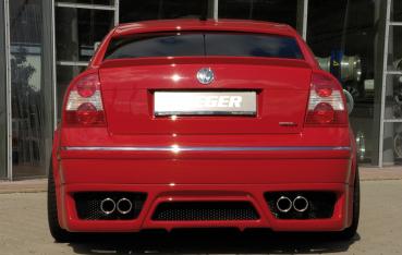 Rieger Heckansatz für VW Passat (3BG) ABS schwarz matt (Lackierung erforderlich) K 00024035