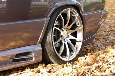 Rieger Seitenschweller links für Mercedes 190 (W201) ABS schwarz matt (Lackierung erforderlich) Y 00025048