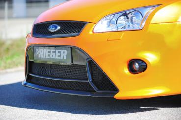 Rieger Frontstoßstange für Ford Focus 2 ABS schwarz matt (Lackierung erforderlich) Y 00034170
