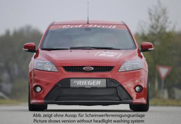 Rieger Frontstoßstange für Ford Focus 2 ABS schwarz matt (Lackierung erforderlich) Y 00034175