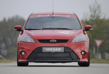 Rieger Frontstoßstange für Ford Focus 2 ABS schwarz matt (Lackierung erforderlich) Y 00034177