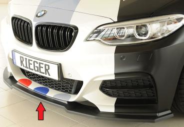 Rieger Spoilerschwert für BMW 2er F22/ F23 (1C) ABS schwarz matt (Lackierung erforderlich) Y 00035101