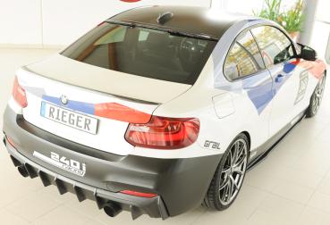 Rieger Seitenschwelleransatz rechts für BMW 2er F22/ F23 (1C) ABS schwarz matt (Lackierung erforderlich) Y 00035103