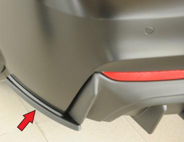 Rieger Heckschürzenansatz seitlich links für BMW 2er F22/ F23 (1C) ABS schwarz matt (Lackierung erforderlich) Y 00035106