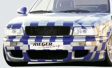 Rieger Frontstoßstange für Audi 80 Typ 89/ B4 ABS schwarz matt (Lackierung erforderlich) Y 00039020