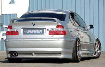 Rieger Heckansatz für BMW 3er E46 ABS schwarz matt (Lackierung erforderlich) K 00050407