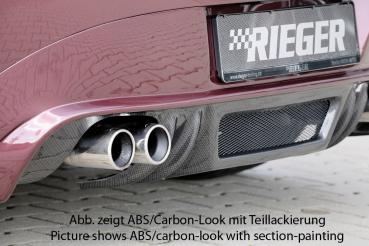 Rieger Heckansatz für BMW Z4 (E85) ABS schwarz matt (Lackierung erforderlich) K 00050504