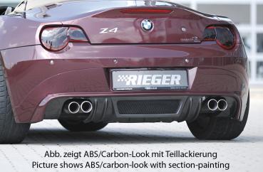 Rieger Heckansatz für BMW Z4 (E85) ABS schwarz matt (Lackierung erforderlich) K 00050511