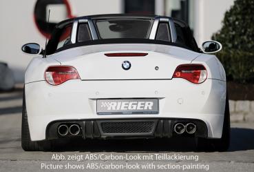 Rieger Heckansatz für BMW Z4 (E85) ABS schwarz matt (Lackierung erforderlich) K 00050519
