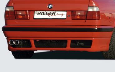 Rieger Heckansatz für BMW 5er E34 ABS schwarz matt (Lackierung erforderlich) K 00053016