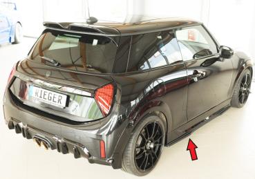 Rieger Seitenschwelleransatz rechts für Mini Cooper C (FM6/F66/F67) ABS schwarz matt (Lackierung erforderlich) Y 00054004