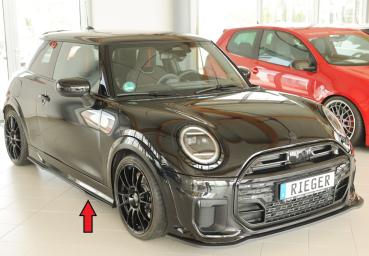 Rieger Seitenschwelleransatz rechts für Mini Cooper C (FM6/F66/F67) ABS schwarz matt (Lackierung erforderlich) Y 00054004