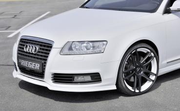 Rieger Spoilerschwert für Audi A6 (4F) ABS schwarz matt (Lackierung erforderlich) Y 00055330
