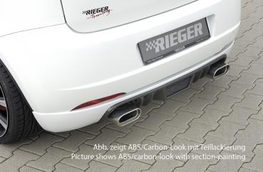 Rieger Heckansatz für Fiat Grande Punto (199) ABS schwarz matt (Lackierung erforderlich) Y 00056048