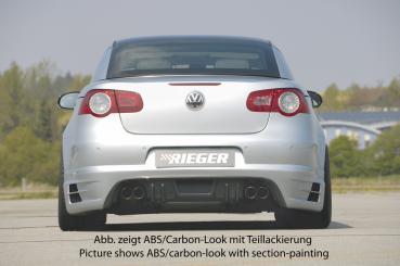 Rieger Heckansatz für VW Eos (1F) ABS schwarz matt (Lackierung erforderlich) Y 00059429