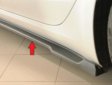 Rieger Seitenschwelleransatz links für originale Seitenschweller für Tesla Model 3 (06/2018–09/2023 bis Facelift, ab 10/2023 Facelift, alle Modelle inkl. Performance) – ABS, inkl. Gutachten