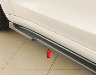 Rieger Seitenschwelleransatz links für originale Seitenschweller für Tesla Model 3 (06/2018–09/2023 bis Facelift, ab 10/2023 Facelift, alle Modelle inkl. Performance) – ABS, inkl. Gutachten
