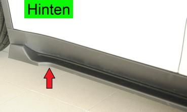 Rieger Seitenschwelleransatz rechts für originale Seitenschweller für Tesla Model Y (ab 03/2020, alle Modelle inkl. Performance) – ABS schwarz-matt (Finish), inkl. Gutachten
