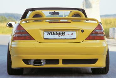 Rieger Heckansatz für Mercedes SLK (R170) ABS schwarz matt (Lackierung erforderlich) Y 00070030
