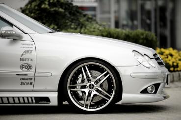 Rieger Spoileransatz für Mercedes CLK (W209) ABS schwarz matt (Lackierung erforderlich) Y 00071010