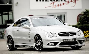 Rieger Spoileransatz für Mercedes CLK (W209) ABS schwarz matt (Lackierung erforderlich) Y 00071010