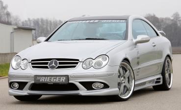 Rieger Seitenschweller rechts für Mercedes CLK (W209) ABS schwarz matt (Lackierung erforderlich) Y 00071014