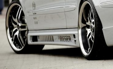 Rieger Seitenschweller rechts für Mercedes CLK (W209) ABS schwarz matt (Lackierung erforderlich) Y 00071014