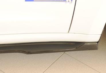 Rieger Seitenschwelleransatz rechts für originale Seitenschweller für Tesla Model 3 (06/2018–09/2023 bis Facelift, ab 10/2023 Facelift, alle Modelle inkl. Performance) – ABS schwarz glänzend, inkl. Gutachten