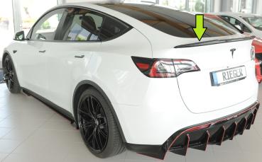 Rieger Heckklappenspoiler für Tesla Model Y (ab 03/2020, alle Modelle inkl. Performance) – ABS schwarz glänzend, inkl. ABE