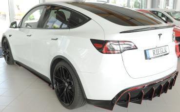Rieger Heckklappenspoiler für Tesla Model Y (ab 03/2020, alle Modelle inkl. Performance) – ABS schwarz glänzend, inkl. ABE