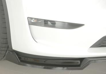 Rieger Spoilerschwert für originale Frontschürze für Tesla Model Y (ab 03/2020, alle Modelle inkl. Performance) – ABS schwarz glänzend, inkl. ABE