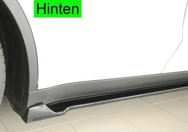 Rieger Seitenschwelleransatz rechts für originale Seitenschweller für Tesla Model Y (ab 03/2020, alle Modelle inkl. Performance) – ABS schwarz glänzend, inkl. Gutachten