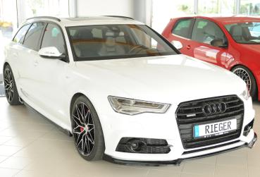 Rieger Spoilerschwert für Audi A6 S6 (4G/C7) Glossy schwarz glänzend Y 00088362