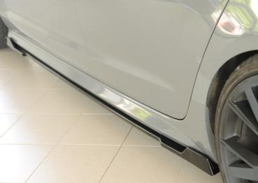 Rieger Seitenschwelleransatz Set für Audi A6 4G mit S-Line/ S6 4G inkl. Facelift Y 00088363+64 Glossy schwarz glänzend
